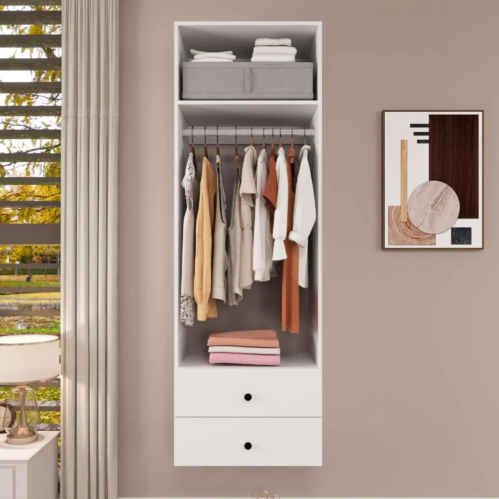 Organizer System with Closet Drawers, Walk in Closet Organizers and Storage, Clothes Organizer with Closet Shelves