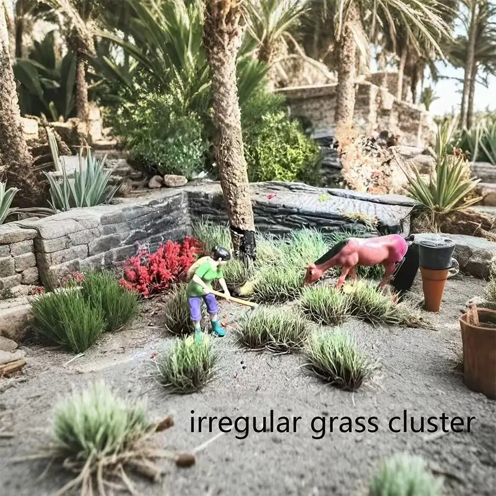 

Simulation Miniature Grass Cluster Model Fairy Garden Micro Landscape Vegetation Scene Model DIY Handmade Miniature
