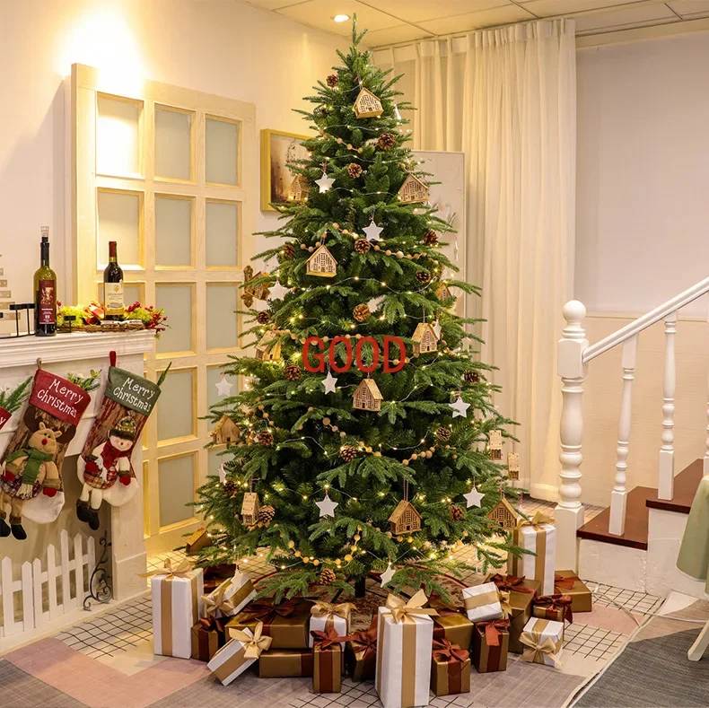 

1.8 M Christmas Tree Package Luxury Encryption Luminous Pine Needle Christmas Decorations