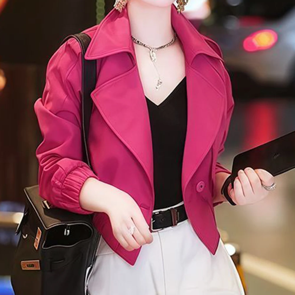 2026 Early Autumn New Women's  Design Short Jacket Autumn Unique Chic Top Super Beautiful  Casaco Feminino