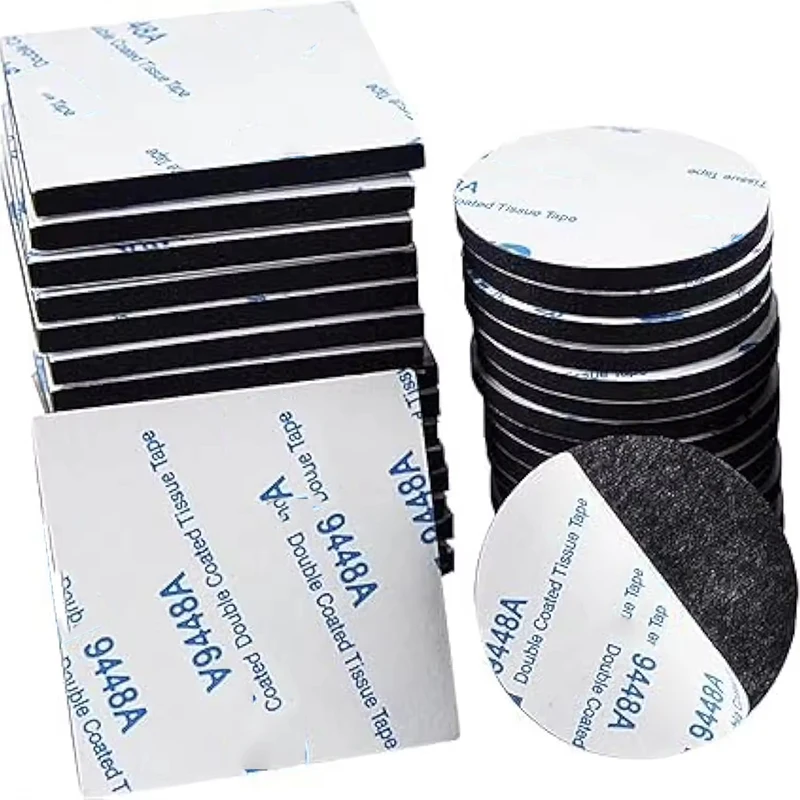 60Pcs/Mixed Double Sided Foam Tape No Trace Self Adhesive Sticky Pads Strong Mounting Stickers For Wall Car Home Office Decor
