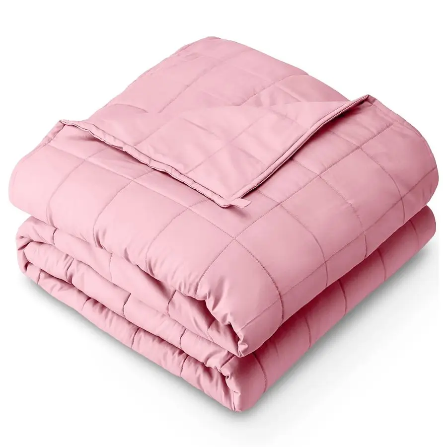 

Weighted Blanket 40x60 10lbs, Light Pink