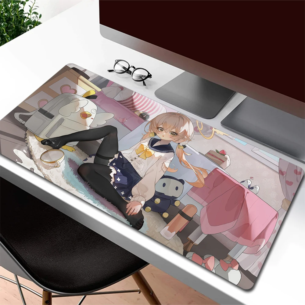 

Non-Slip Gaming Mousepad HD Print Large Mouse Pad Gamer Cute Anime Girl Mouse Mat Office Notebook Keyboard Pad Big Desk Mat XXL