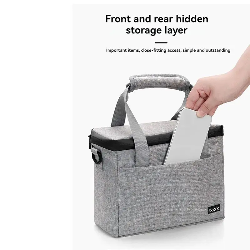 BOONA Waterproof DSLR Camera Bag,Lens Storage Shoulder Bag For Canon,Nikon,Sony - Micro-Single Handbag,Photography Gear