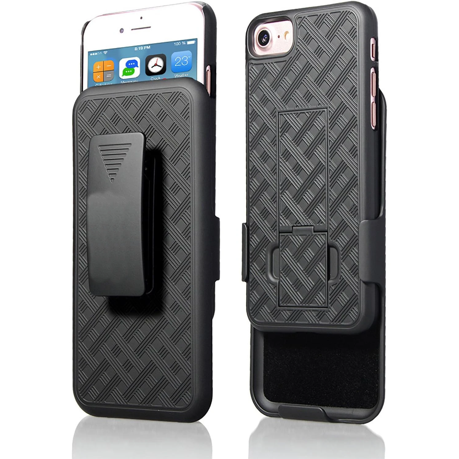 For iPhone SE 2020 2022 SE2 SE3 ShockProof Heavy Duty Armour Tough Stand Case With Belt Clip For iPhone 7/8/6/6S
