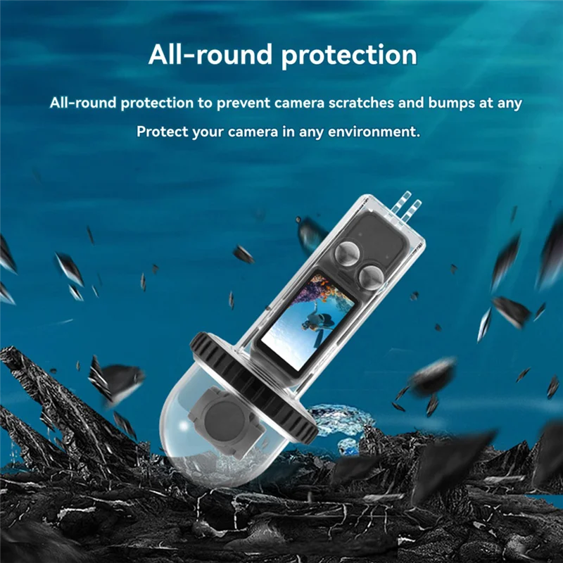 2025 جديد-لـ DJI Osmo Pocket 3 غطاء للغوص تحت الماء، غلاف واقي، ملحقات الكاميرا للتصوير الفوتوغرافي المحسن