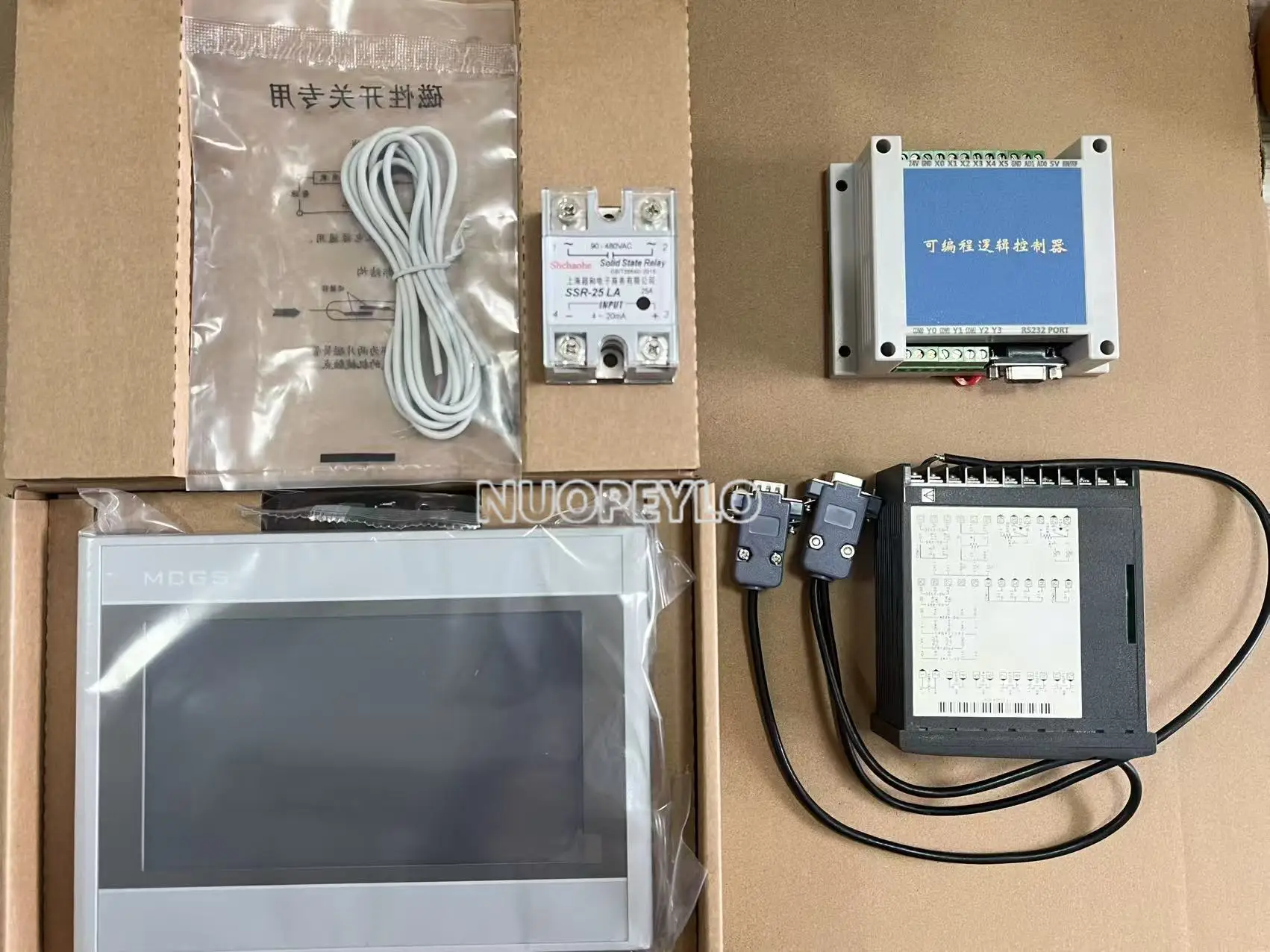 ACF Repair LCD screen equipment pulse pressing machine control system touch screen temperature controller PLC logic controller