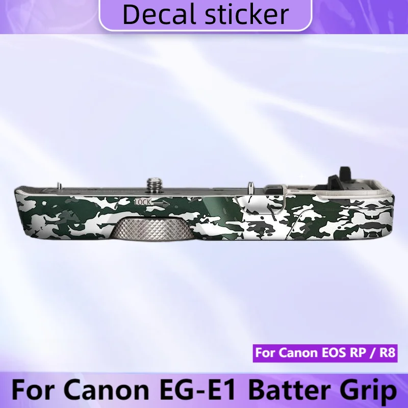 Per Canon EG-E1 Estensione Grip Skin EG E1 Wrap Cover Per Canon RP / R8 Hand Grip EGE1 Grip Protector Wrap Sticker