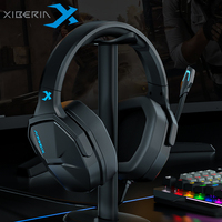 XIBERIA V13 Gaming Headphones for PC/PS4/Xbox/Switch, 7.1 Wired Headset Gamer with ENC Mic USB/3.5mm