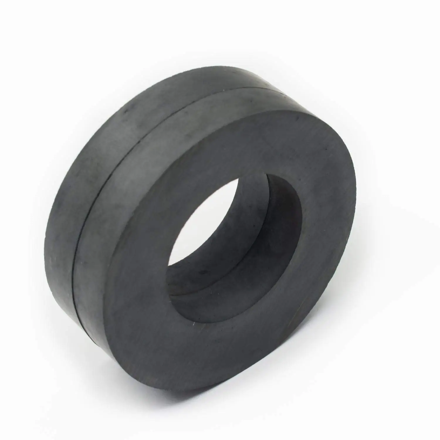 Aimant rond en ferrite pour utilisation sur l\'artisanat de réfrigérateur, anneau en céramique, grade 8, 45x8x22mm, 1 pièce, 2 pièces, 5 pièces