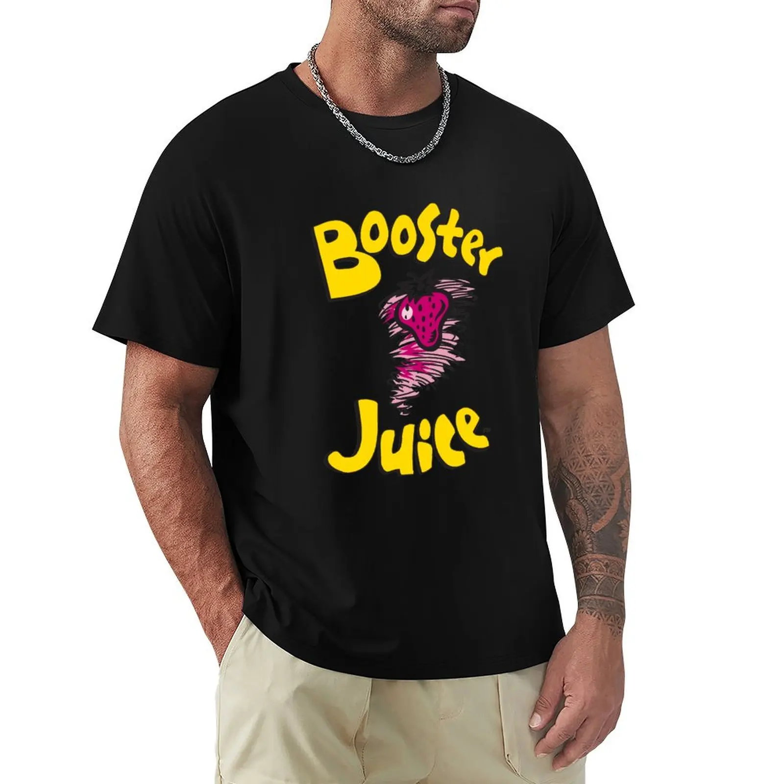 seneng-Booster-Juice-sampan T-Shirt men t shirt cotton 100% T-Shirt