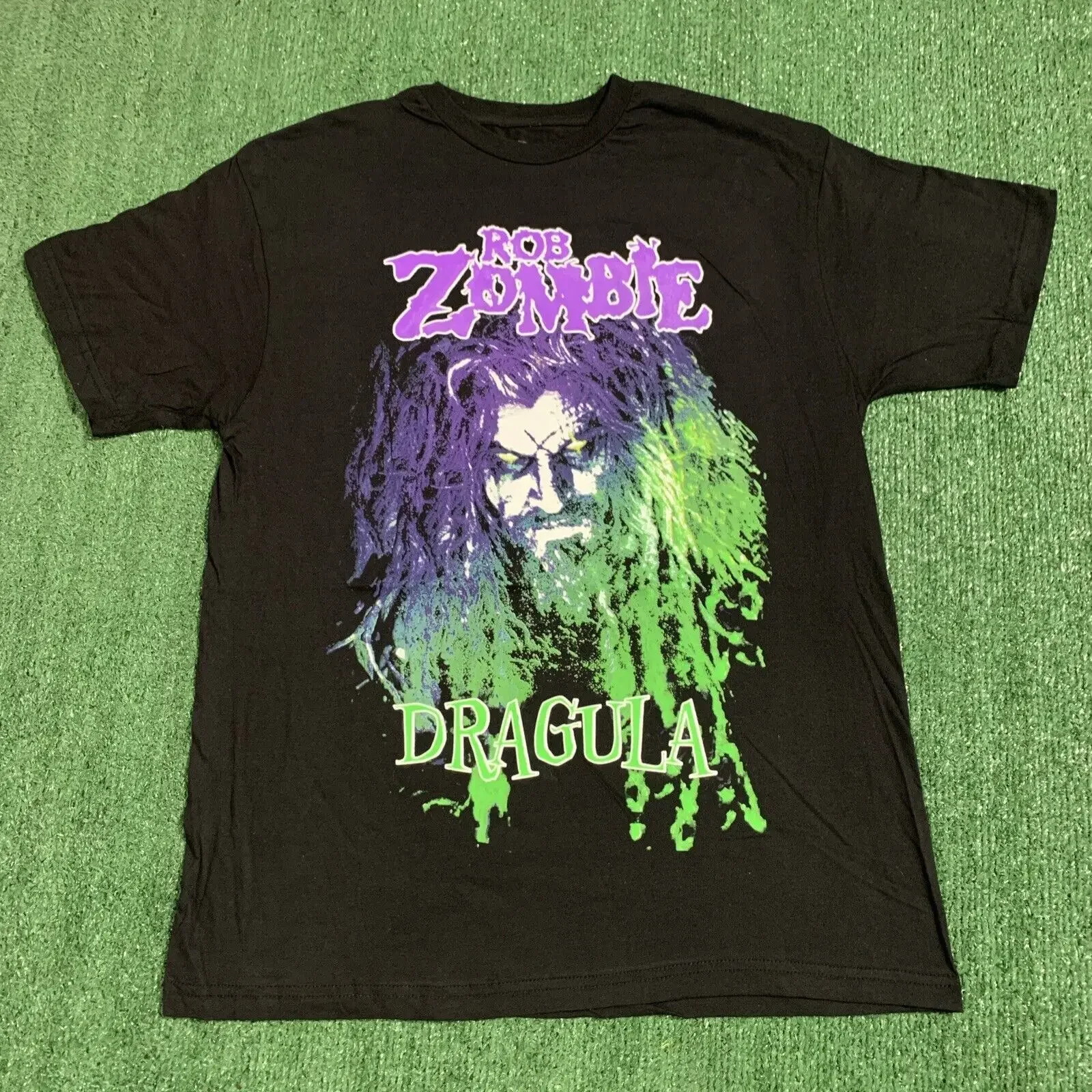 Rob Zombie Dracula T-shirt Short Sleeve Black All Size S-5Xl Gift Shirt