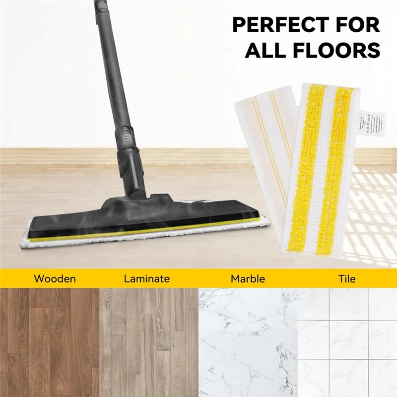 

ABJO-паровая швабра, ткань для пароочистителя Karcher Easyfix SC2 SC3 SC4 SC5, моющаяся многоразовая паровая швабра из микрофибры