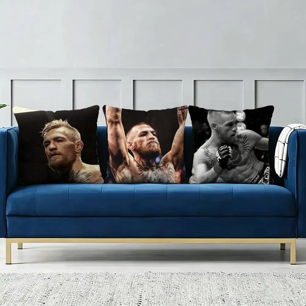 Conor McGregor Boxing Pillow cover Soft Microfiber Pillowcase Home Sofa Decor Surprise Decorative printed.