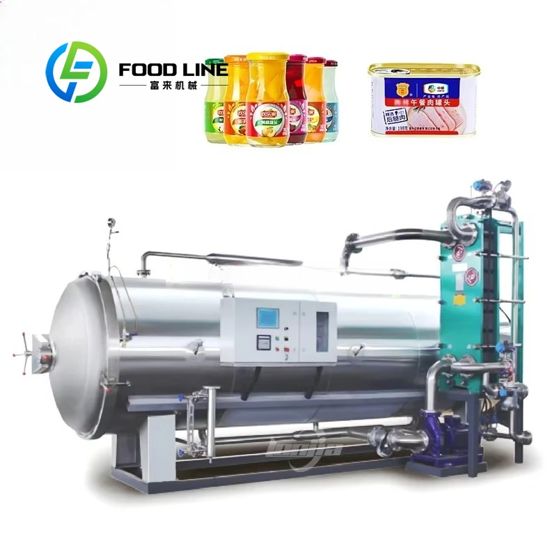 

Индивидуальный коммерческий стерилизатор пищевых продуктов, автоклав, ретортная машина с CE для консервированных корма для домашних животных, мягкие пакеты и стеклянные бутылки, соусы