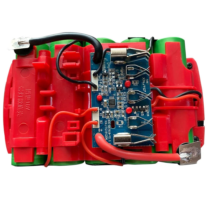 PCB Circuit Board for 18V Battery, Plastic Case, No Battery Cell, Voltage Detection Protection, BAT618 18V