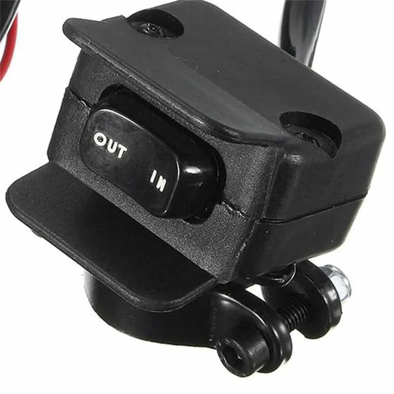 New Motorcycle ATV/UTV 3 Meters Winch Rocker Switch Handlebar Control Line Warn Kits 12V Full Sealed Switch Connector Supplie