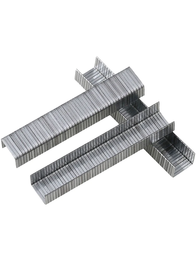 1000Pcs 8mm 10mm 12mm U/ Door /T Shaped Nail Shaped Stapler Metal Nails For Furniture Upholstery Staple Gun Woodworking Tool