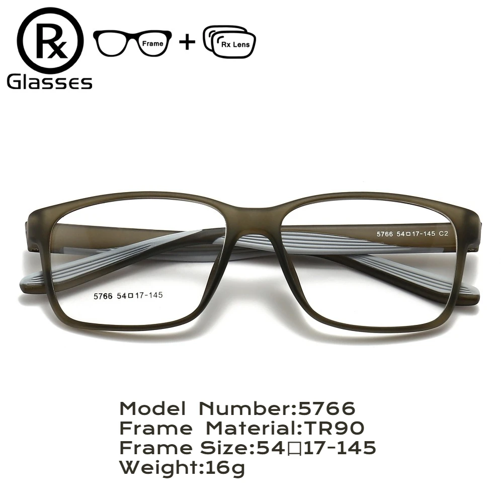 

New Prescription Glasses Men TR90 Sports Frame Multi-Focal Progressive Photochromic Anti-Blue Light Myopia Hyperopia Eyeglasses