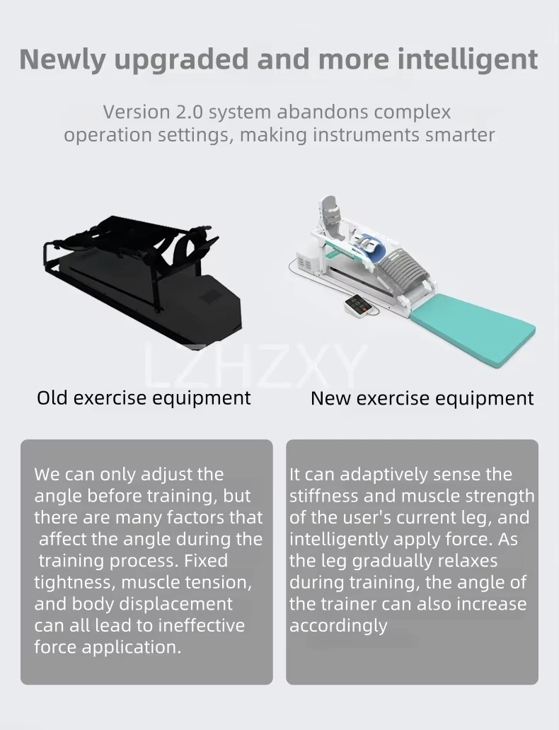 2026 مدرب إعادة تأهيل الركبة آلة CPM الانحناء واستقامة بعد كسر الركبة والسفلي للطرف ممارسة المنزل الكهربائية