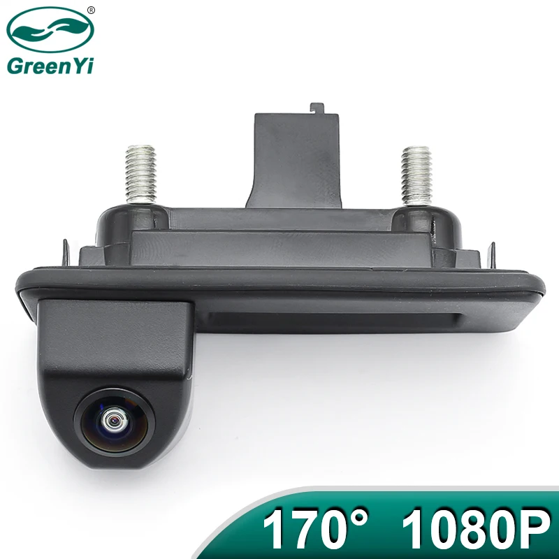 GreenYi 170° 1080P Vehicle Rear View Camera for VW Skoda Octavia A5 A7 3 Superb Rapid Yeti Fabia 2 Roomster Audi A1 A3 A4 Car