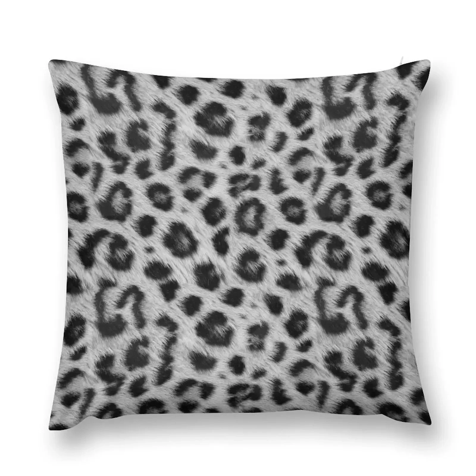 

Grey Leopard Fur Throw Pillow Decorative Cover For Living Room Christmas Covers For Cushions pillow