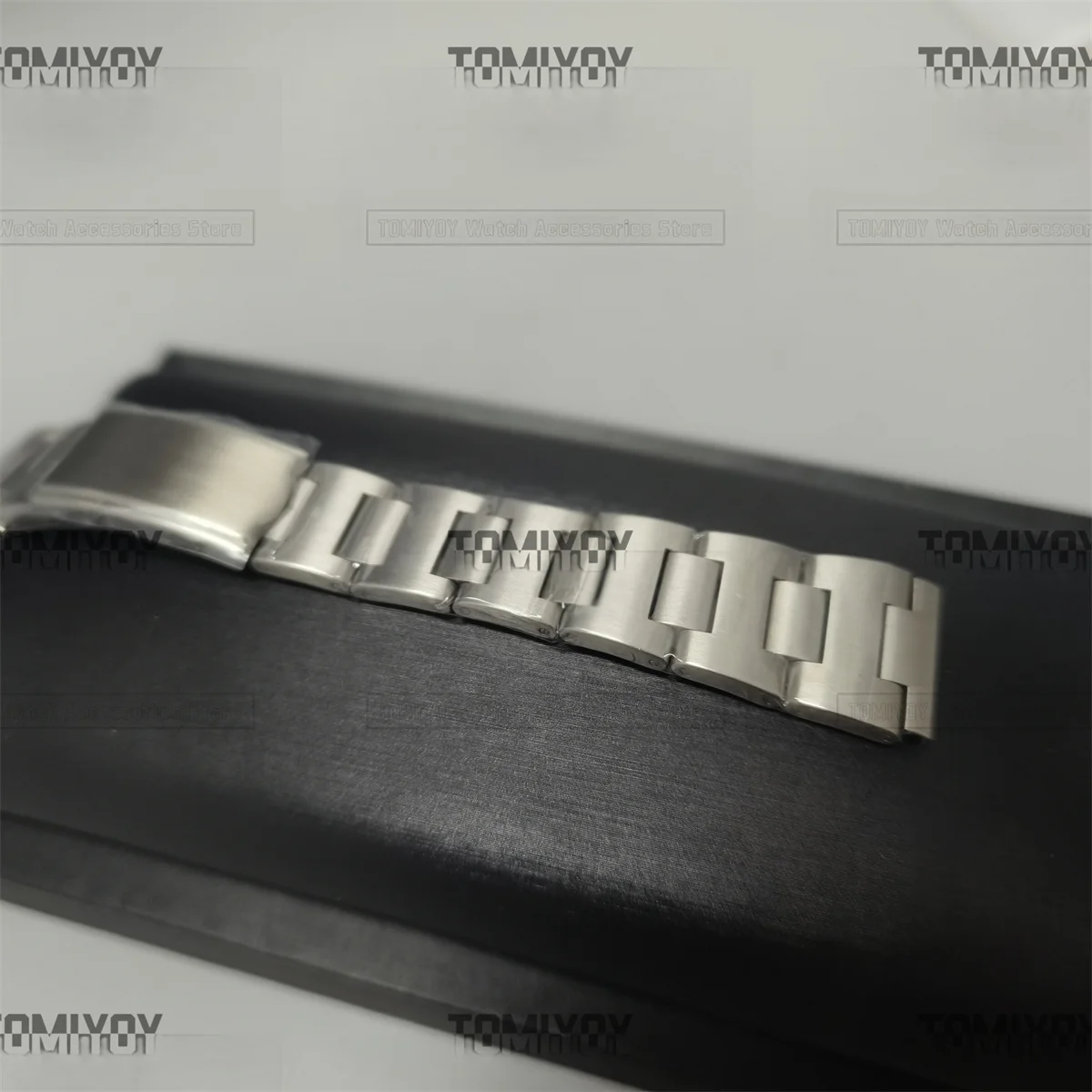 Flat End 18mm 19mm 20mm 22mm Vintage Buckle Solid H Link Watch Bracelet Band Fit For Rolex Seiko Omega Casio Watch