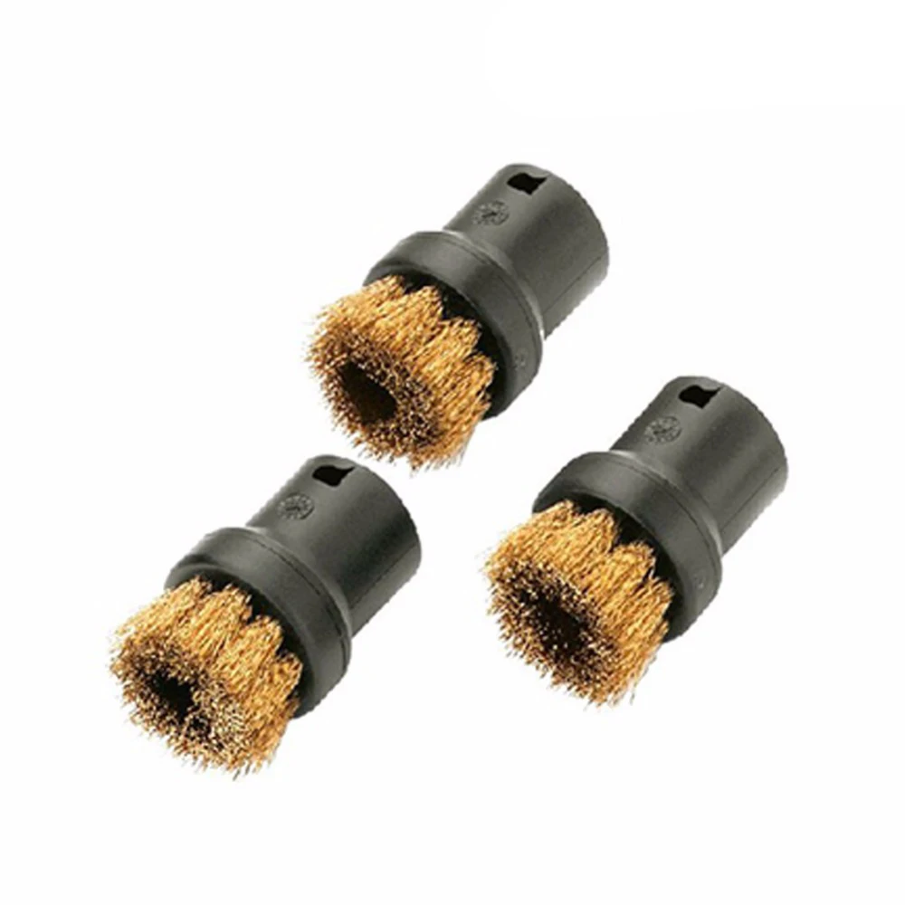 3pcs FOR KARCHER parts Brass bristle copper brush for SC1 SC1020 SC1052 SC1030 SC1122 SC1125 SC1402 SC2500 SC2600 SC952 DE4002