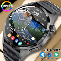2025New GT4 Pro MAX Smart Watch Men Women GPS NFC Sports Fitness SmartWatch 360*360 HD Screen Bluetooth Call Outdoor Smartwatch