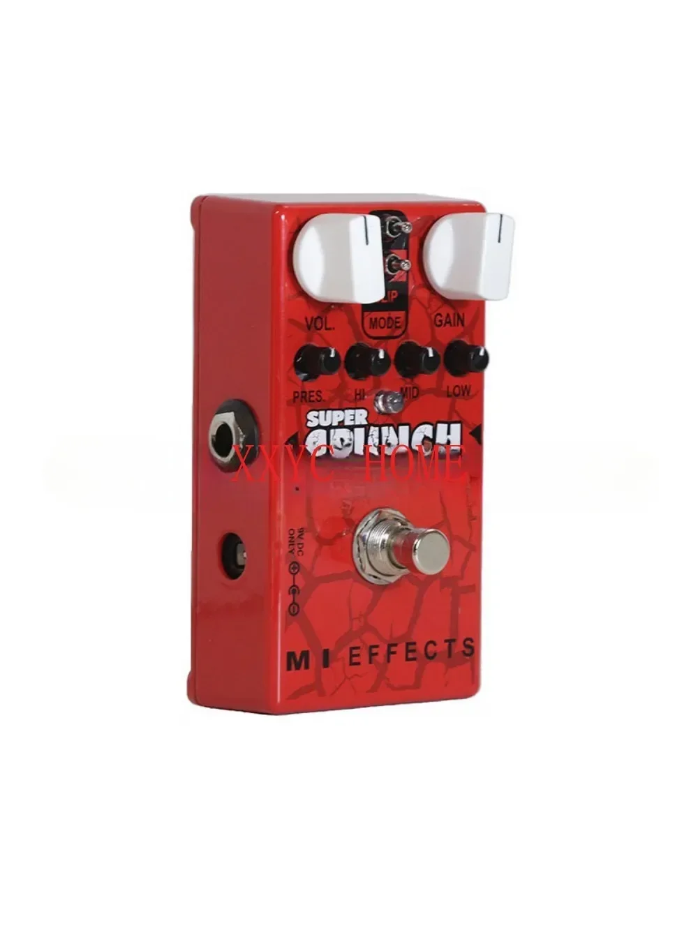 2023 New MI Audio Super Crunch Box V2 British Distortion Guitar Single Block Effect, GAIN, TONE, VOLUME, PRESENCE