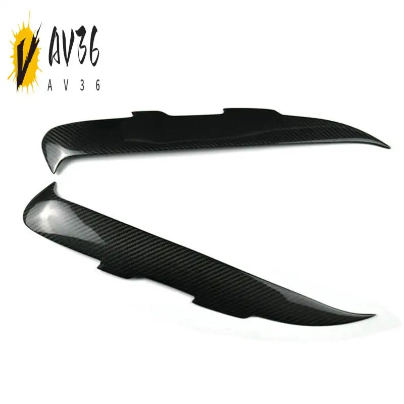 

AV36-Car Front Headlight Eyebrow Head Light Eyelid Eyebrow Carbon Fiber Trim For Mazda MX-5 Miata MX5 2005-2014