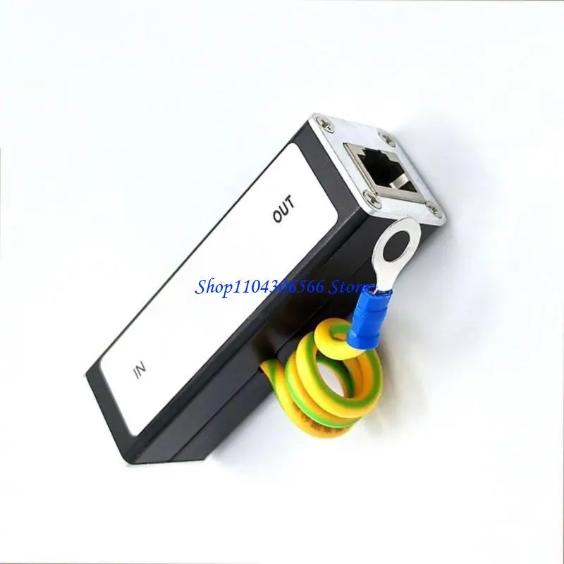 02DD Durability Ethernet Protector for Networking Cameras, Suitable for Indoor/Outdoor Surveillances Camera Accessory