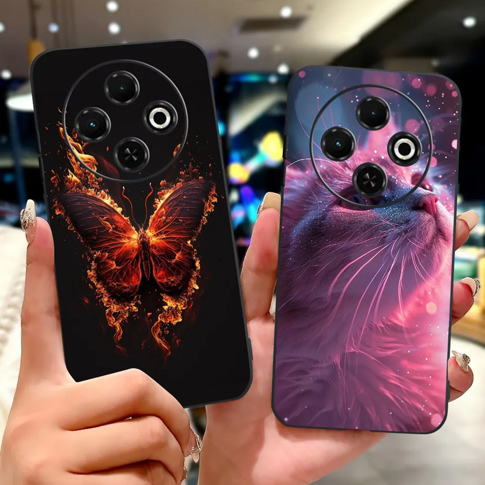 4G For Tecno Spark 30 KL6 30C KL5 30Pro KL7 Phone Case For Tecno Spark 30c Case Cover Shockproof Cool Boy Girl Fashion Butterfly