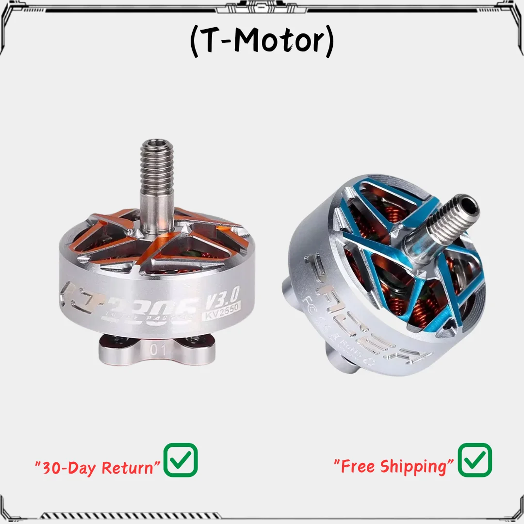 

T-Motor P2207 P2306 V3 Pacer Brushless Motors 6S 1750 2080KV or 4S 2550KV for FPV Racing Drone Quadcopter
