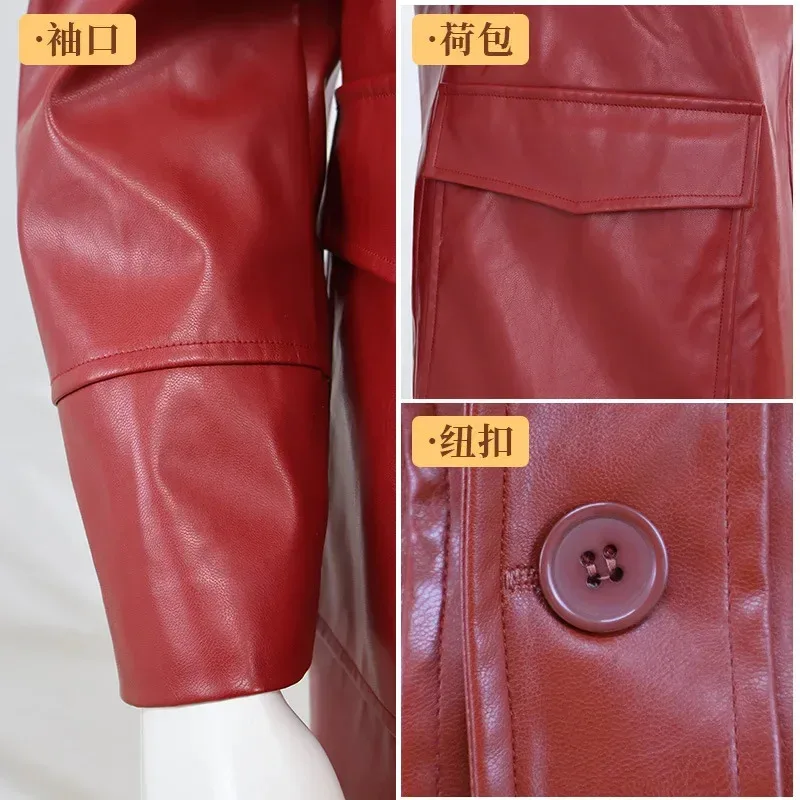 Fight Club Tyler Durden Cosplay Costumes In Stock Brad Biker Leather Jacket Red Coat Shirt Glasses Halloween Party Suit