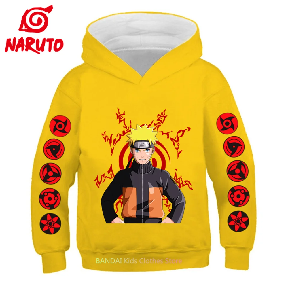 

Children Naruto Hoodie Teenager Boys 2023 New Fashion Hoodie Autumn Casual Hooded Sweatshirt for 3-12 year olds 2023 New
