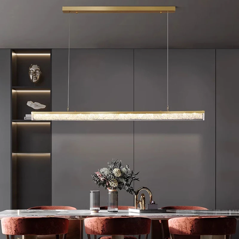 

Modern Luxury Style Led Chandelier For Living Room Bedroom Dining Room Pale Gold Luster Lamp Round Ring Design Pendant Light