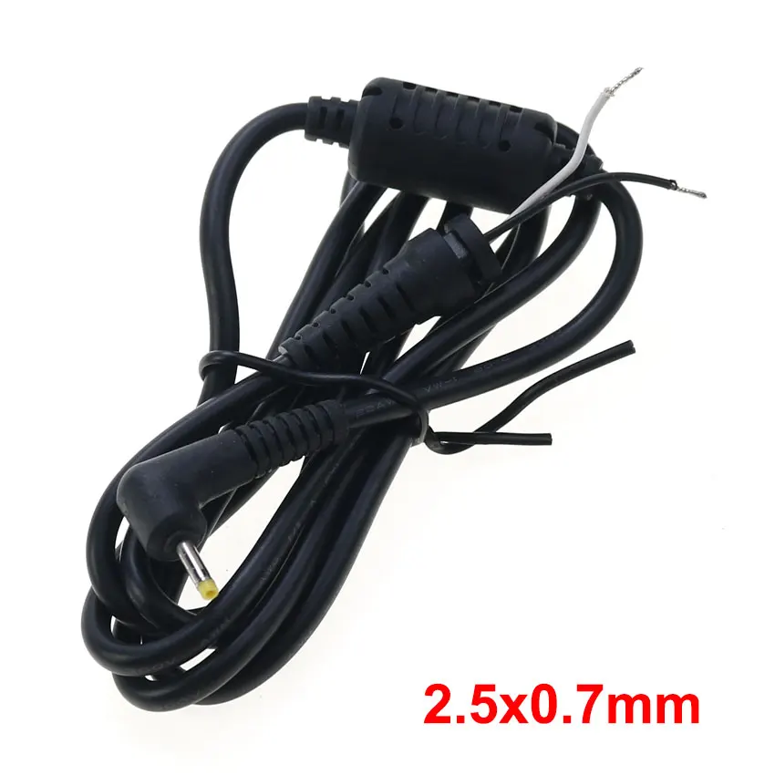 DC 2.5*0.7 4.0/4.8*1.7 5.0*3.0 5.5*2.1/2.5 Male Plug Laptop Power Connector Adapter Charging Cable For Asus Lenovo Samsung HP