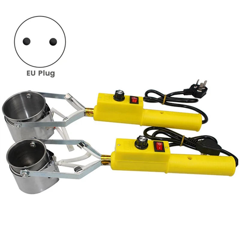 AA63 HOT 300W Tin Melting Solder Pot Handheld Soldering Repair Furnace Adjustable Temperature Desoldering Pot Tool EU Plug Easy