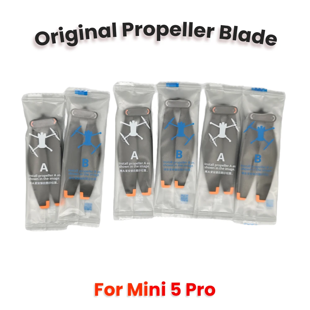 Hélice Original para DJI Mini 5 Pro 6028F, Acessório de Substituição com Liberação Rápida para Asas Dobráveis, Peças de Reparo para Mini 5 Pro
