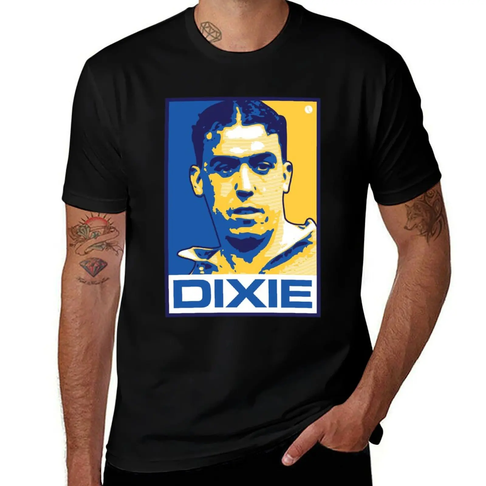 Dixie T-Shirt Athletic Fit Sports Short Sleeve Top T-Shirt