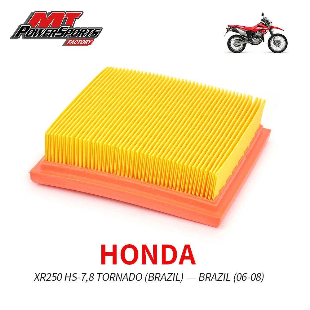 Para Honda XR250 HS-7 8 XR250 HS-E XR250 LS-6 7 8 Tornado Motocross filtro de aire filtros de admisión accesorios de motocicleta