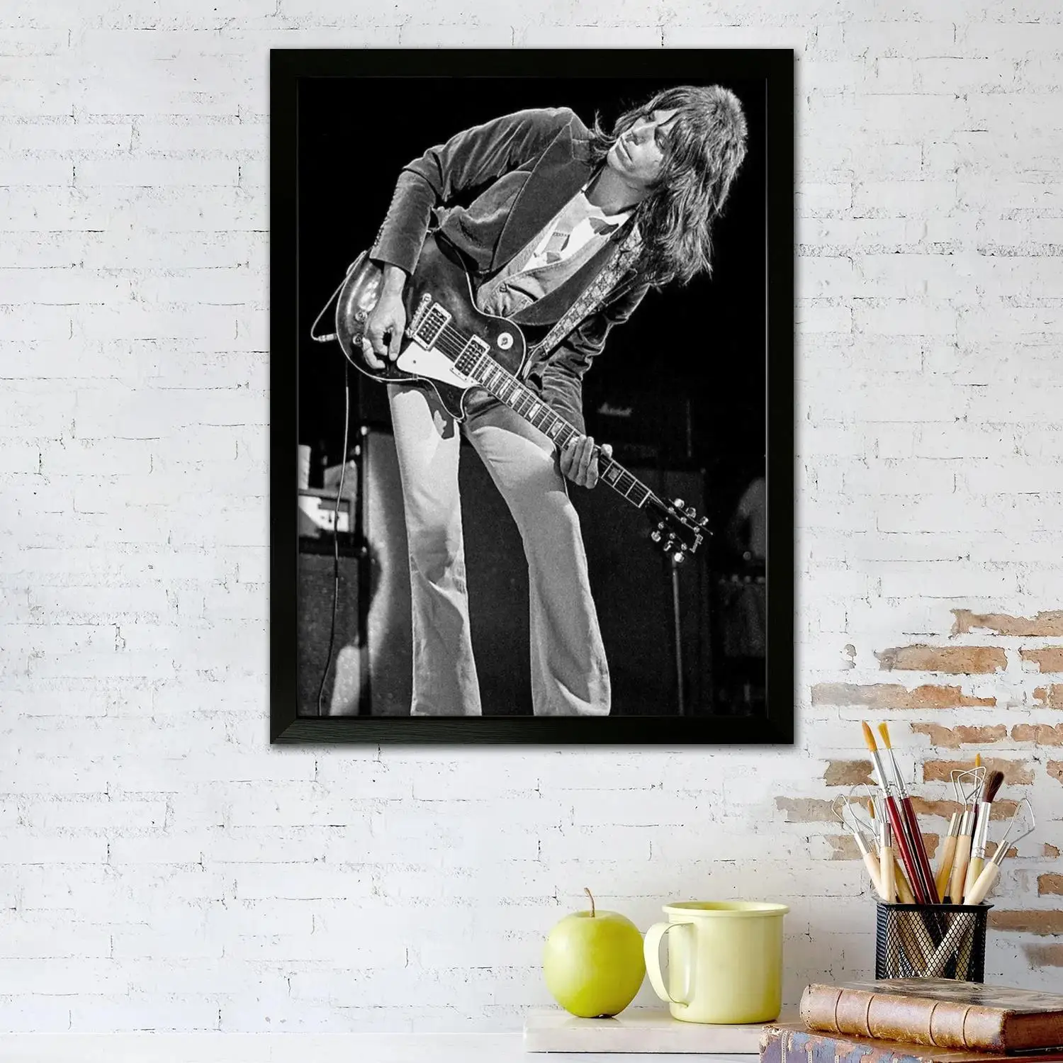 Jeff Beck Canvas Art Poster and Wall Art, Picture Print, Modern Family, Bedroom Decor, Posters,Decorative painting