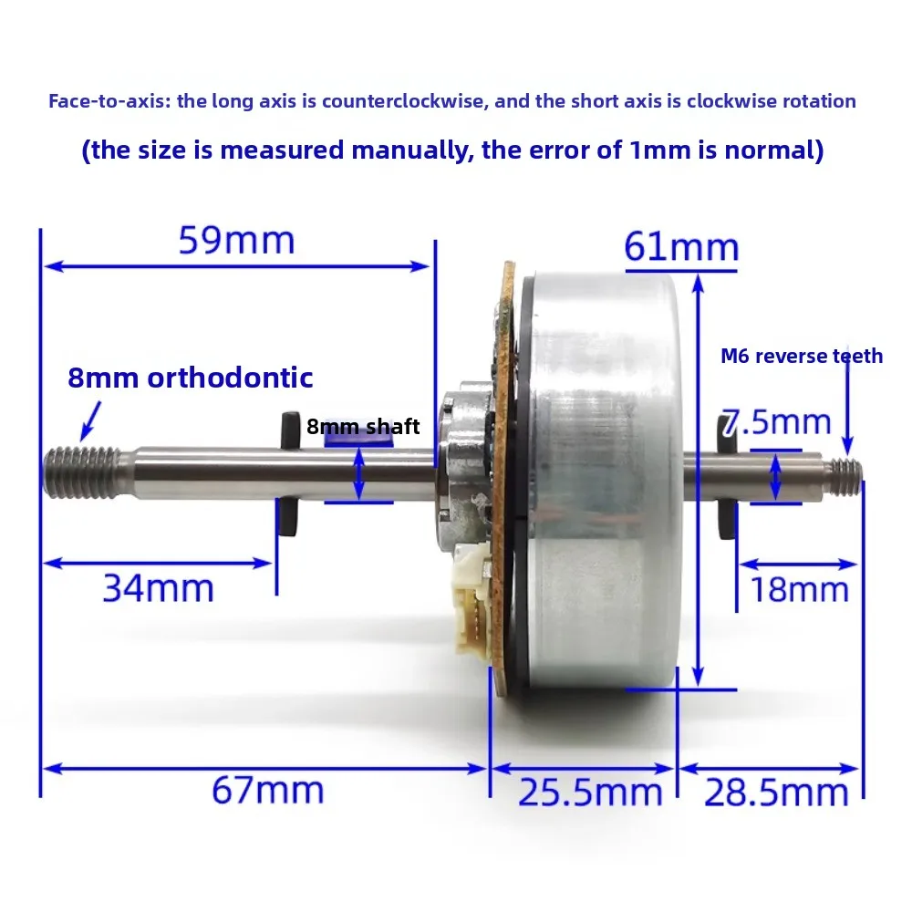 جديد لشاومي 2 2s لتنقية الهواء 48F704M180 24 فولت تيار مستمر فرش السيارات استبدال أجزاء