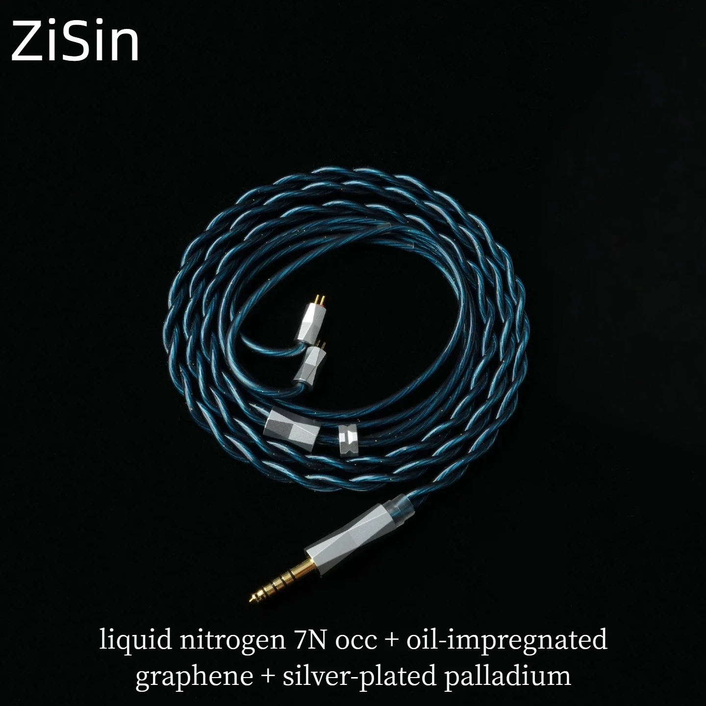 ZiSin-85 2-Kern-Upgrade-Kabel 4,4mm Dual 3,5/MMCX/QDC/0,78 2PIN-Schnittstelle für TANGZU FUDU MOONDROP – Detail 8