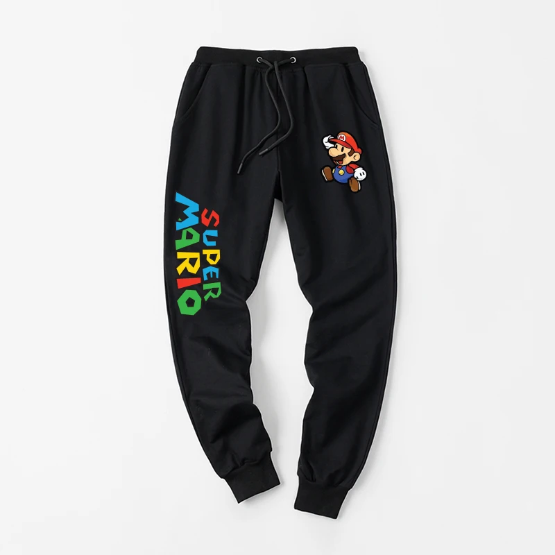 

Спортивные брюки унисекс из смесового хлопка и полиэстера, свободного кроя, для пар, повседневные, с зауженными штанинами