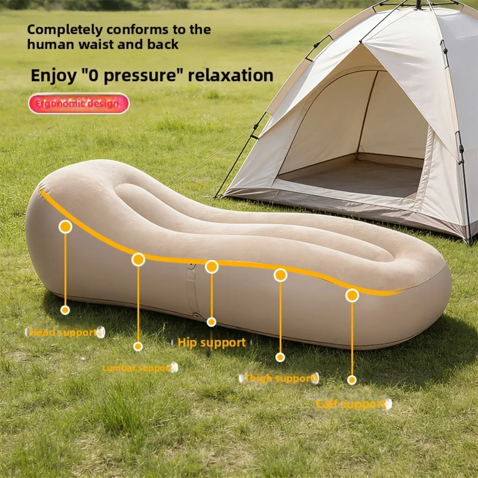 Automatic Inflatable Mattress Air Inflatable Sofa Outdoor Portable Air Mattress Lazy Nap Camping Sitting Recliner