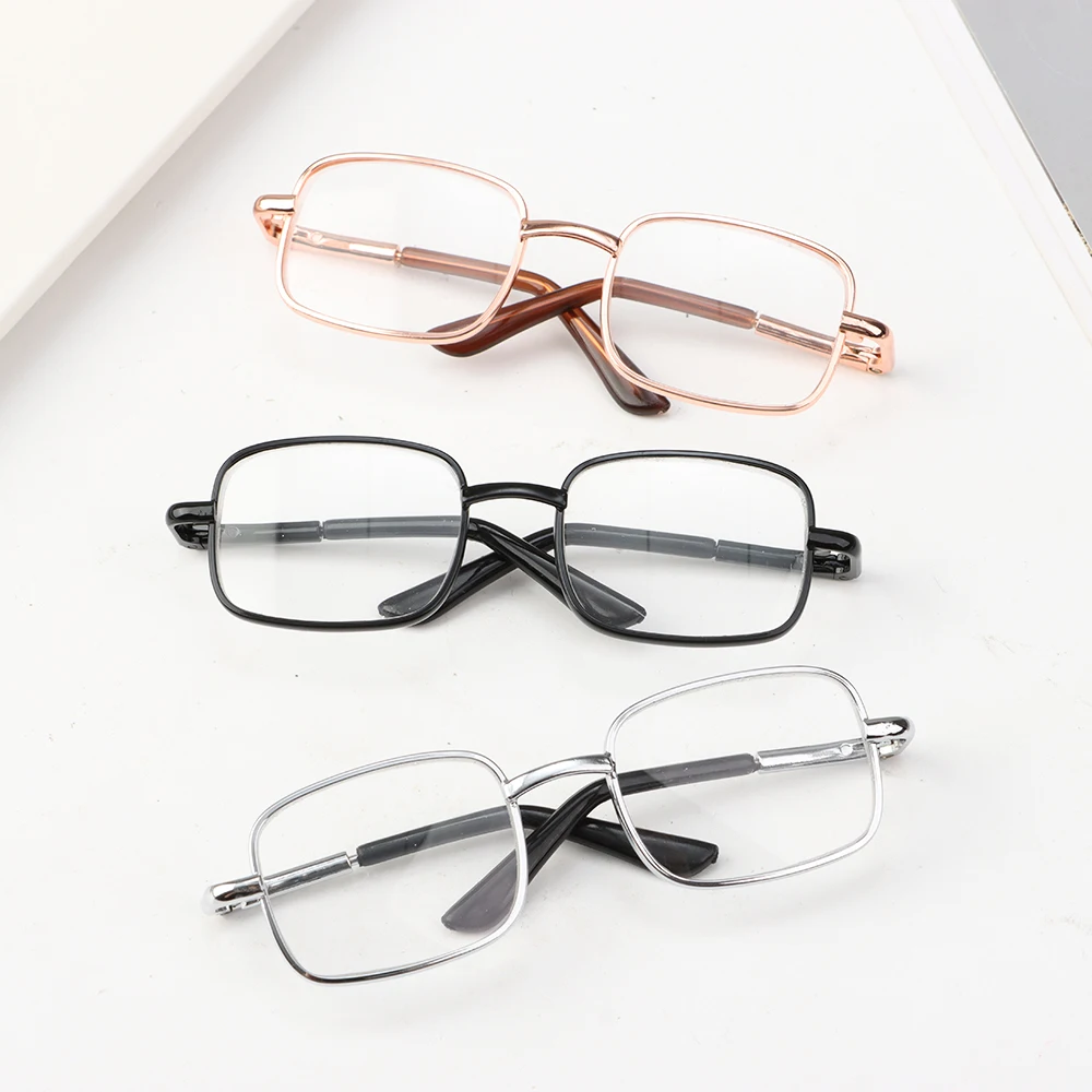 Gafas rectangulares miniatura para muñecas – Estilo vintage - imagen 4