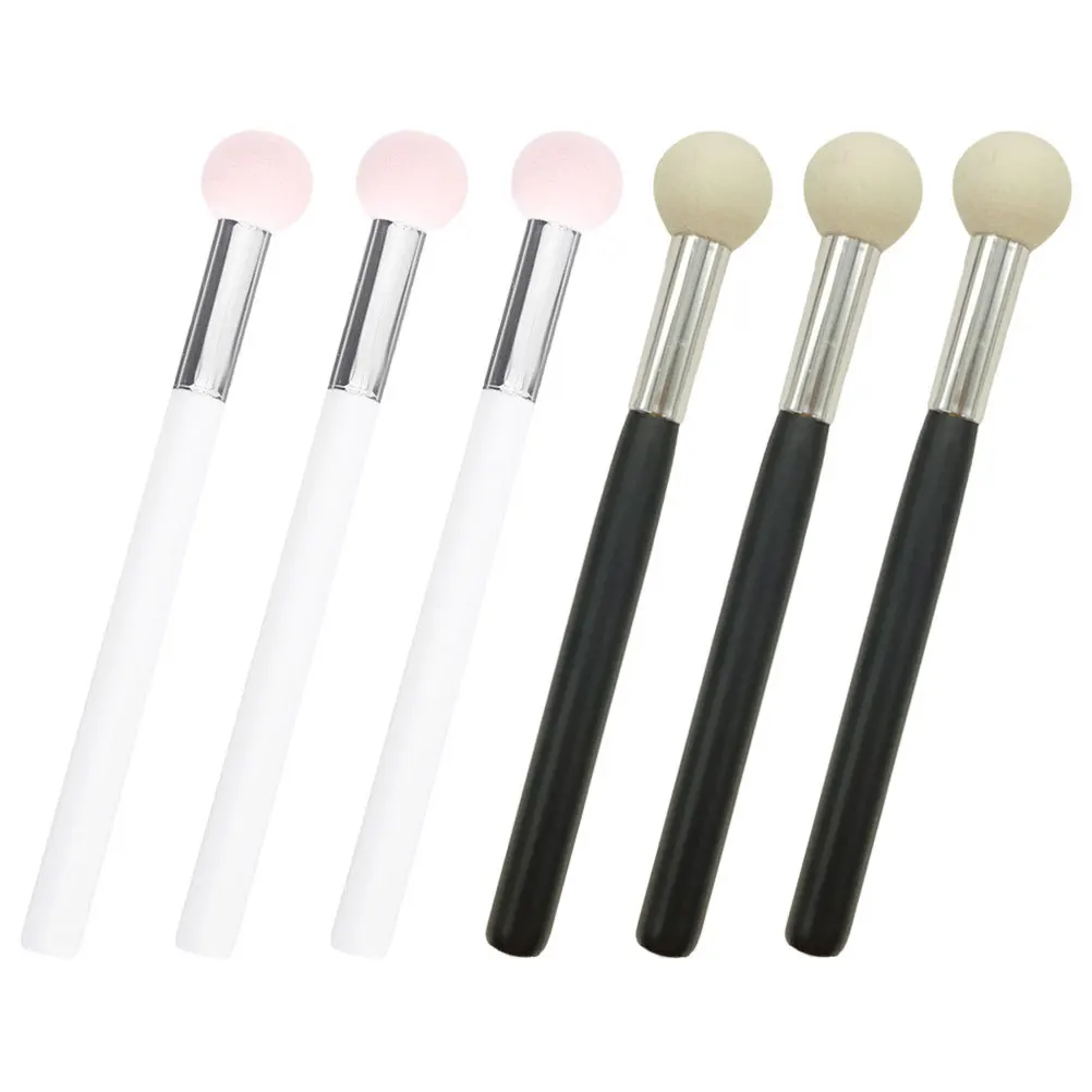 6pcs Powder Applicators Smooth Sponge Head Tools For Concealer Women Makeup Accessories Makeup Sponges Pen