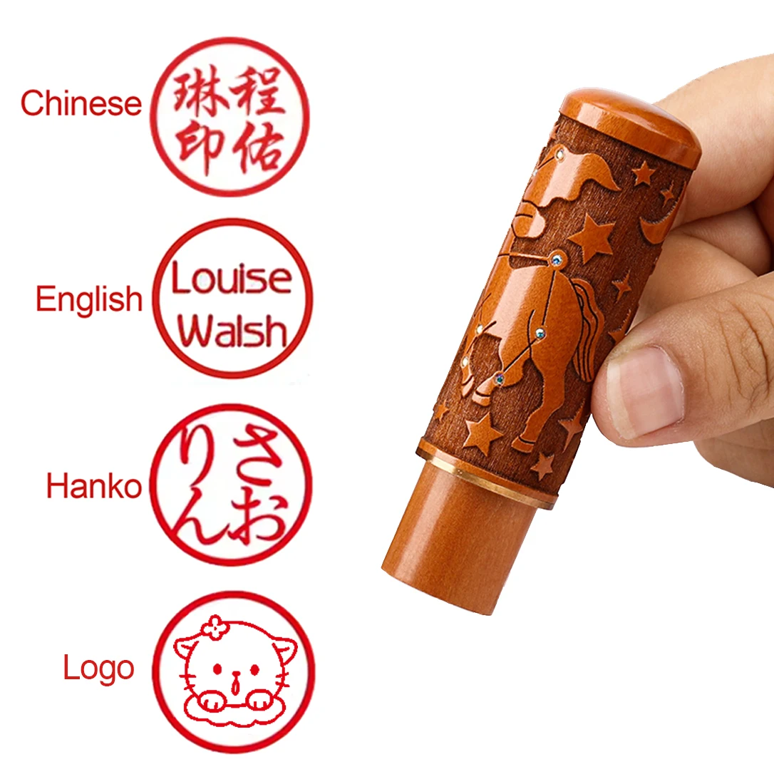 

Настроить именные штампы двенадцать созвездий из цельного дерева, круглые печати, штамп, деревянный измельчитель зодиака, персональные штампы, печать, подарки